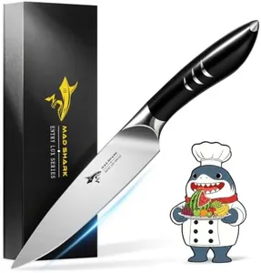 Paring Knife 5 Inch Ultra Sharp Ergonomic Handle Design Black
